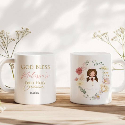 Girl First Holy Communion Ceramic Coffee Mug