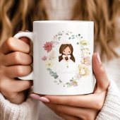 Girl First Holy Communion Ceramic Coffee Mug Koffiemok