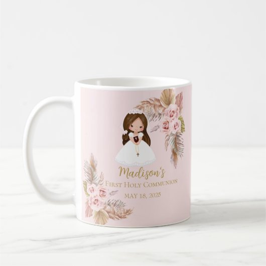 Girl First Holy Communion Ceramic Mug 11 oz (Gauche)