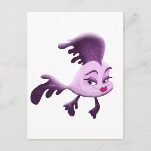 Girl Fish Briefkaart