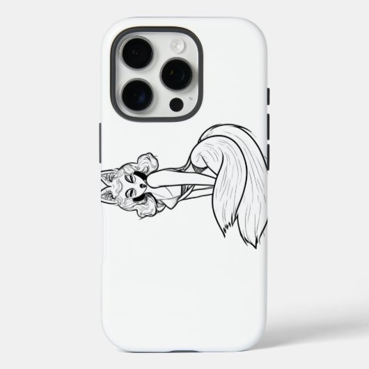 Girl fox telefoonhoesje Case-Mate iPhone case (Achterkant)