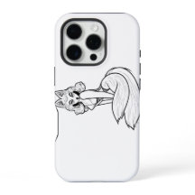 Girl fox telefoonhoesje