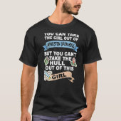 Girl from Hull  Relocation From Kingston upon Hull T-shirt (Voorkant)