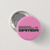Girl Gamer Button (Voorkant /achterkant)