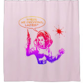 Girl Gamer Douchegordijn (Voorkant)