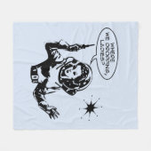 Girl Gamer Fleece Deken (Voorkant (Horizontaal))