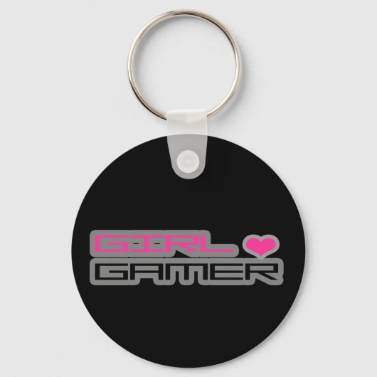 Girl Gamer Sleutelhanger (Voorkant)