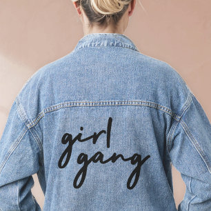 Girl Gang   Kute Girl Power Modern feminisme Denim Jacket