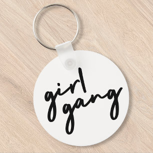 Girl Gang Kute Girl Power Modern feminisme Sleutelhanger
