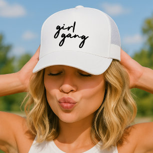 Girl Gang Stijlvolle moderne vrouwelijke kracht Trucker Pet