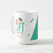 Girl Geek X:  Lift terwijl u 15 oz Mok klimt (Voorkant links)
