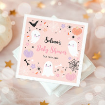 Girl Ghost Little Boo is een Halloween Baby shower