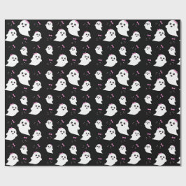 Girl Ghost Pattern Cadeaupapier