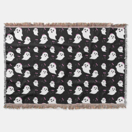Girl Ghost Pattern Deken