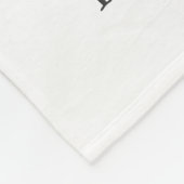 Girl Growth tracker - Boho waterverf met rozen Fleece Deken (Hoek)