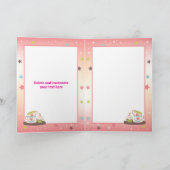 Girl Happy Birthday-kaart | Een leeftijd toevoegen Kaart (Binnen)