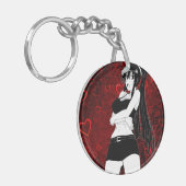 Girl Hearts Keychain (Voorkant Links)