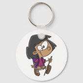 Girl Hiking Sleutelhanger (Voorkant)