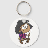 Girl Hiking Sleutelhanger (Achterkant)