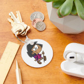 Girl Hiking Sleutelhanger