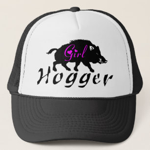 GIRL HOG HUNTING TRUCKER PET