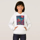 Girl Hoodie Uniek Ontwerp (Voorkant volledig)