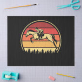 Girl Horse Riding Tissuepapier (Craft)