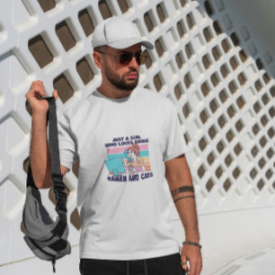 Girl houdt van Anime en Ramen T-shirt