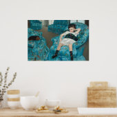 Girl in Fauteuil - Mary Cassatt Poster d'Art (Cuisine)