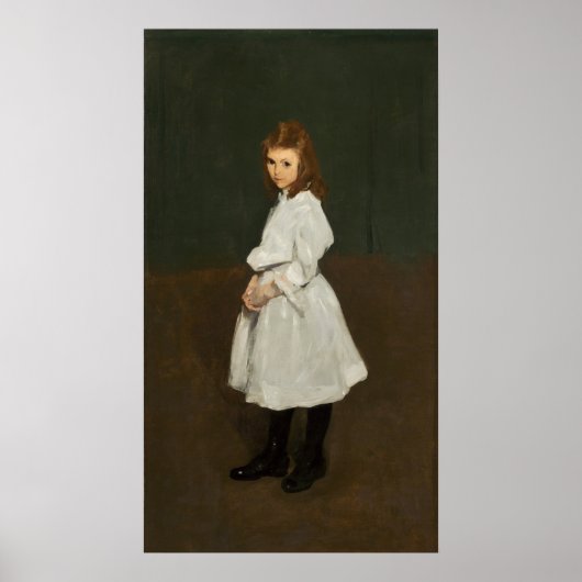 Girl in White - George Bellows Poster Art (Devant)