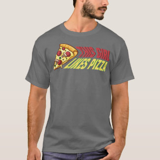 Girl Likert Pizza Hobby Pizza Chef Premium T-shirt
