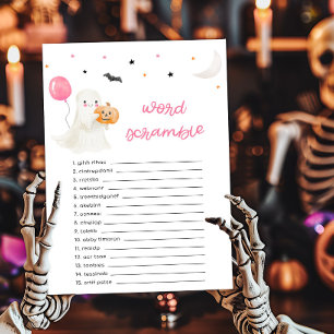 Girl Little Boo is bijna het gevolg van Word Scram