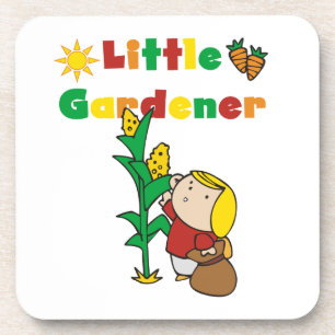 Girl Little Gardener Drankjes Onderzetter