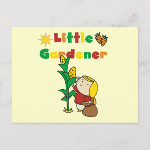 Girl Little Gardener Tshirts en Gifts Briefkaart