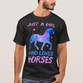 Girl Loves Horses T-shirt