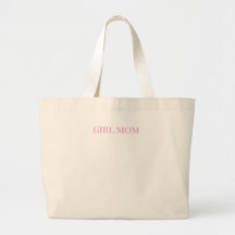 "Girl Mom" Canvas tas – Chic & Duurzaam Carryall