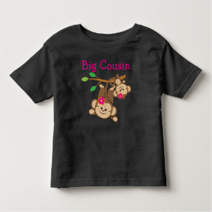 Girl Monkeys Big Cousin Kinder Shirts