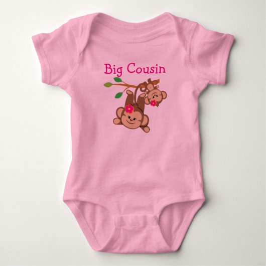 Girl Monkeys Big Cousin Romper (Voorkant)