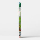 "Girl on Bicycle" iPhone 12 Coque (Verso / Gauche)