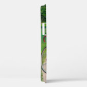 "Girl on Bicycle" iPhone 12 Coque (Verso / Droite)