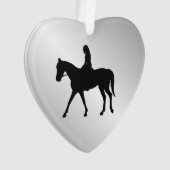 Girl on Horse Welcome Ornament (voorkant)