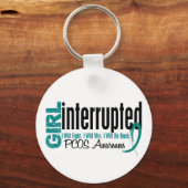 Girl onderbroken 1 PCOS Sleutelhanger (Voorkant)