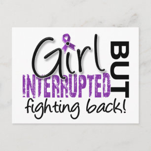 Girl Onderbroken 2 Fibromyalgie Briefkaart