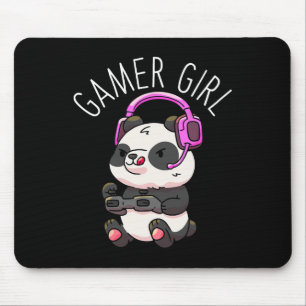 Girl Panda Gaming Pandas Video Game Women Girls Gi Muismat