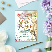 Girl Party Acrylic Invitation (Insitu (Mariage))