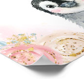 Girl Penguin Winter Snowflake Pacifier Hunt Poster (Hoek)