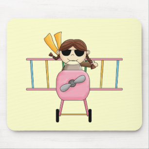 Girl Pilot T-shirts en Gifts Muismat