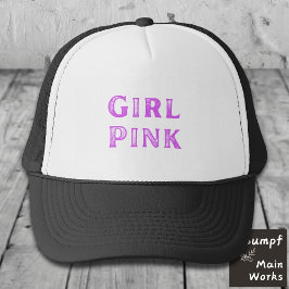 Girl Pink Trucker Pet