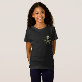 Girl PIRATE SKULL T-shirt (Voorkant volledig)