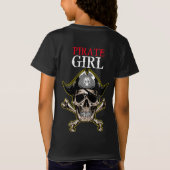 Girl PIRATE SKULL T-shirt (Achterkant)